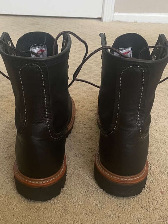 Red Wing Logger Boots 4501 Mens Size 8.5 D Black